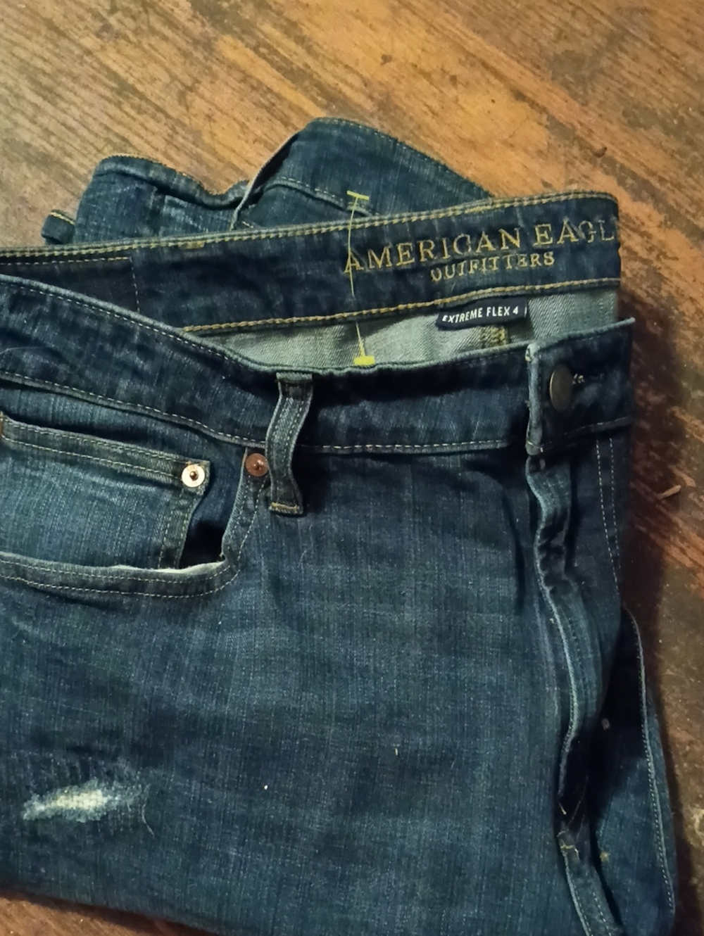 American Eagle Outfitters Men’s Indigo Blue Slim Jeans 38x32 Stretch. New.